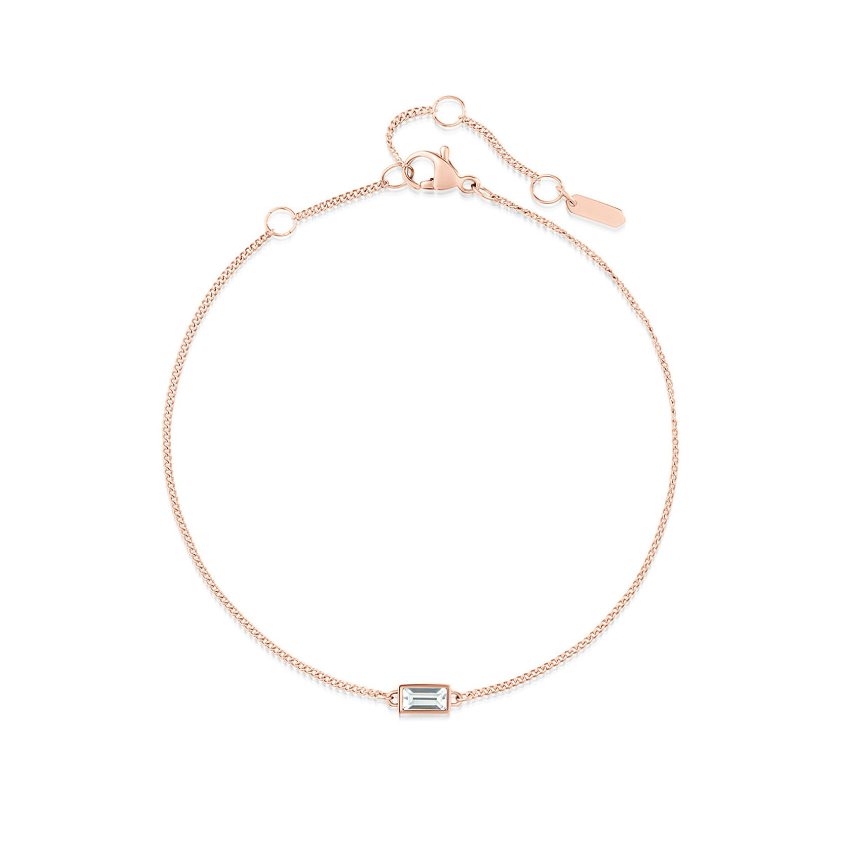 Rectangle Chain Bracelet