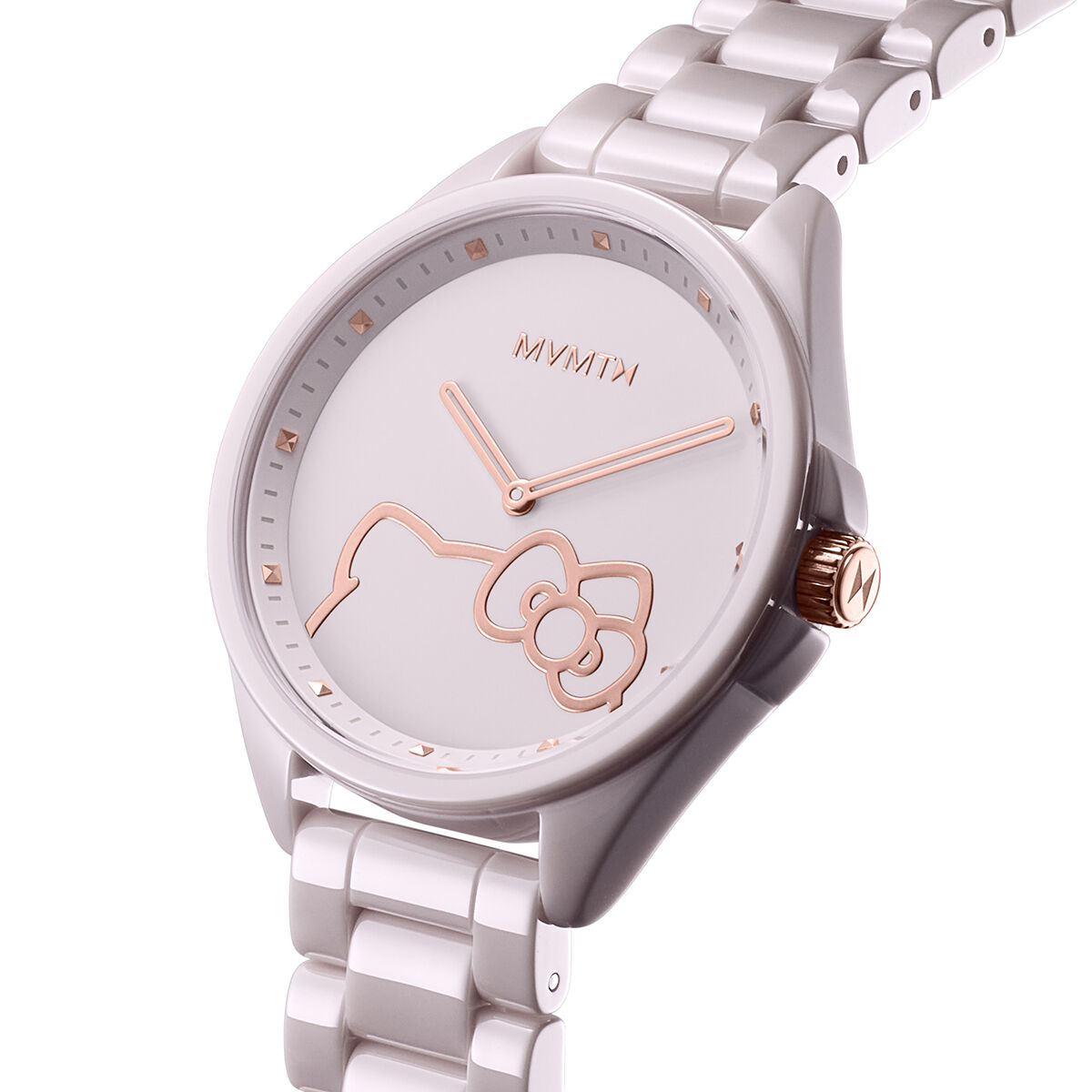 HELLO KITTY X MVMT: Ceramic Watch in Hello Kitty Blush | MVMT