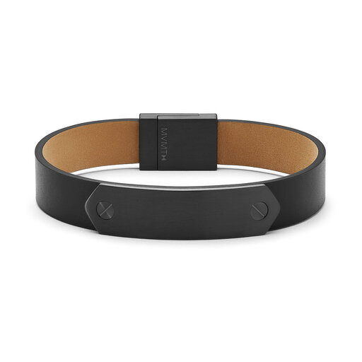 Leather ID Bracelet