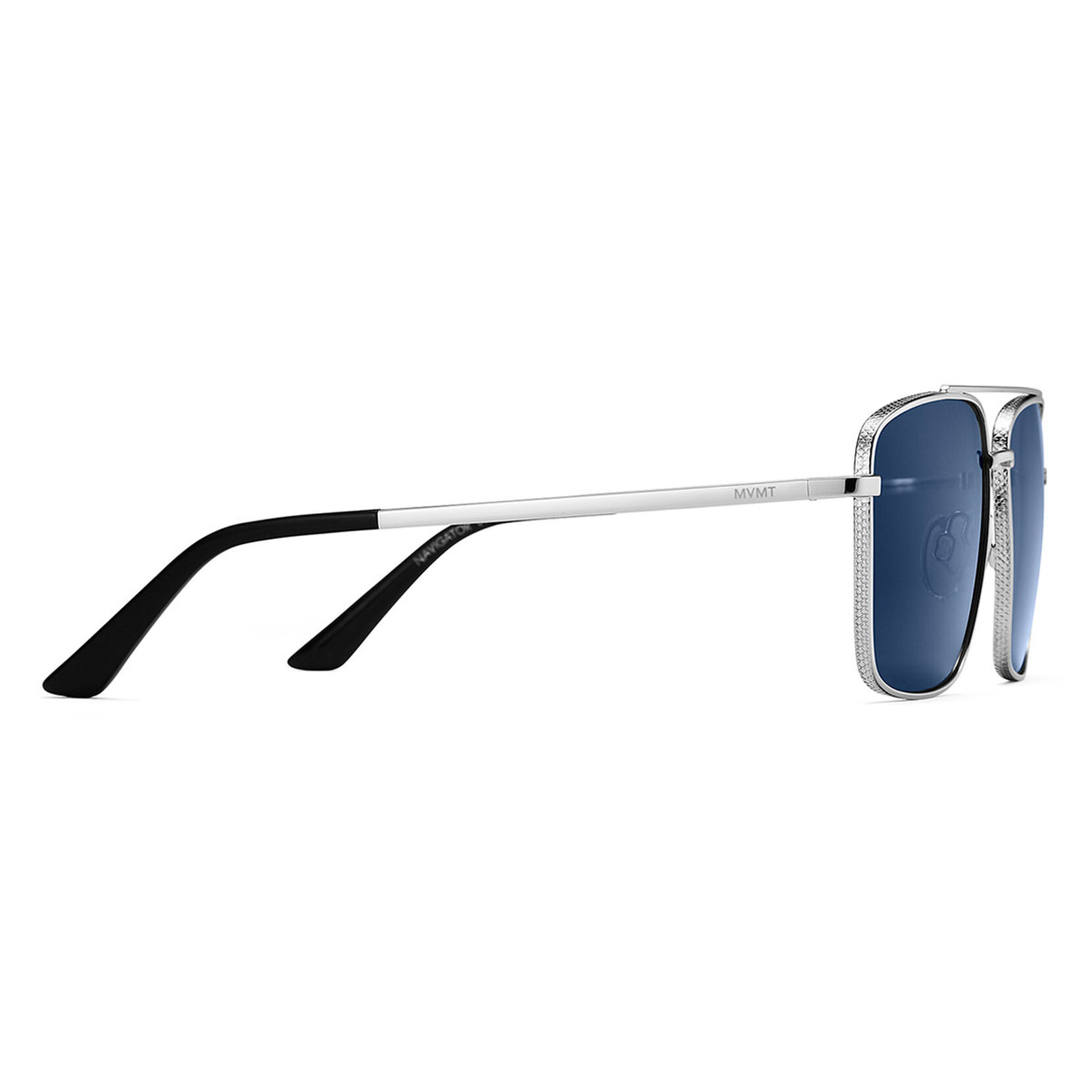 Mvmt Navigator Sunglasses | Silver/Blue