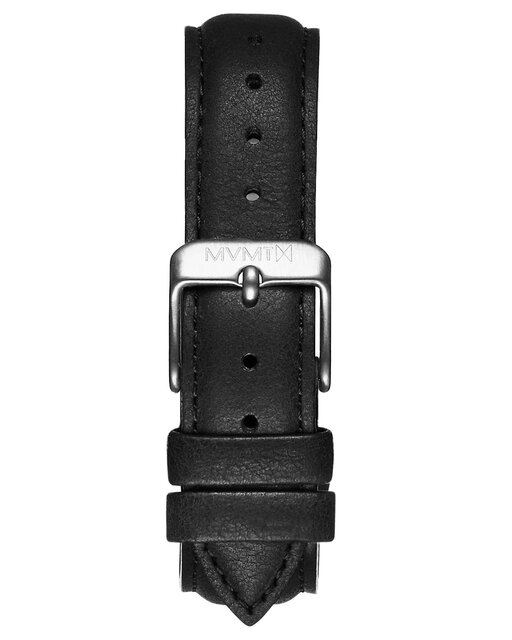 Boulevard - 18mm Matte Black Leather
