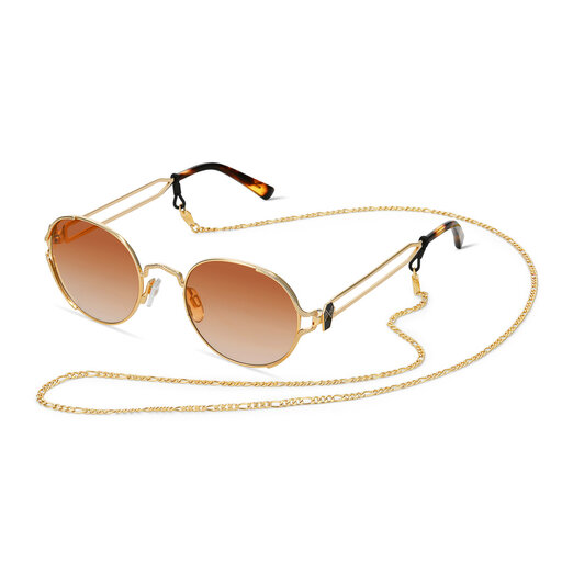 Party Favor Edition - Amber Orange Polished Gold + Amber Orange Lens Non-Polarized