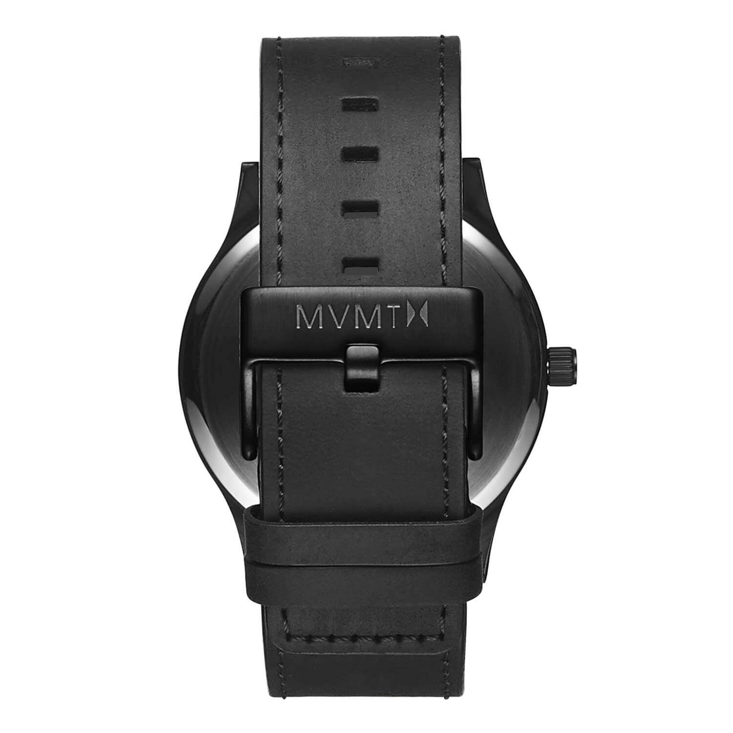 MVMT Men's Classic Black Leather Watch