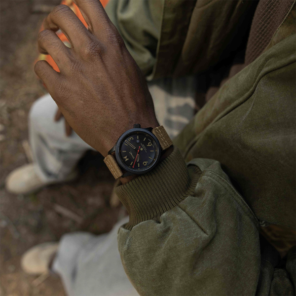 Mvmt Field II Solar Solar Powered Cedar Brown Adventure Watch