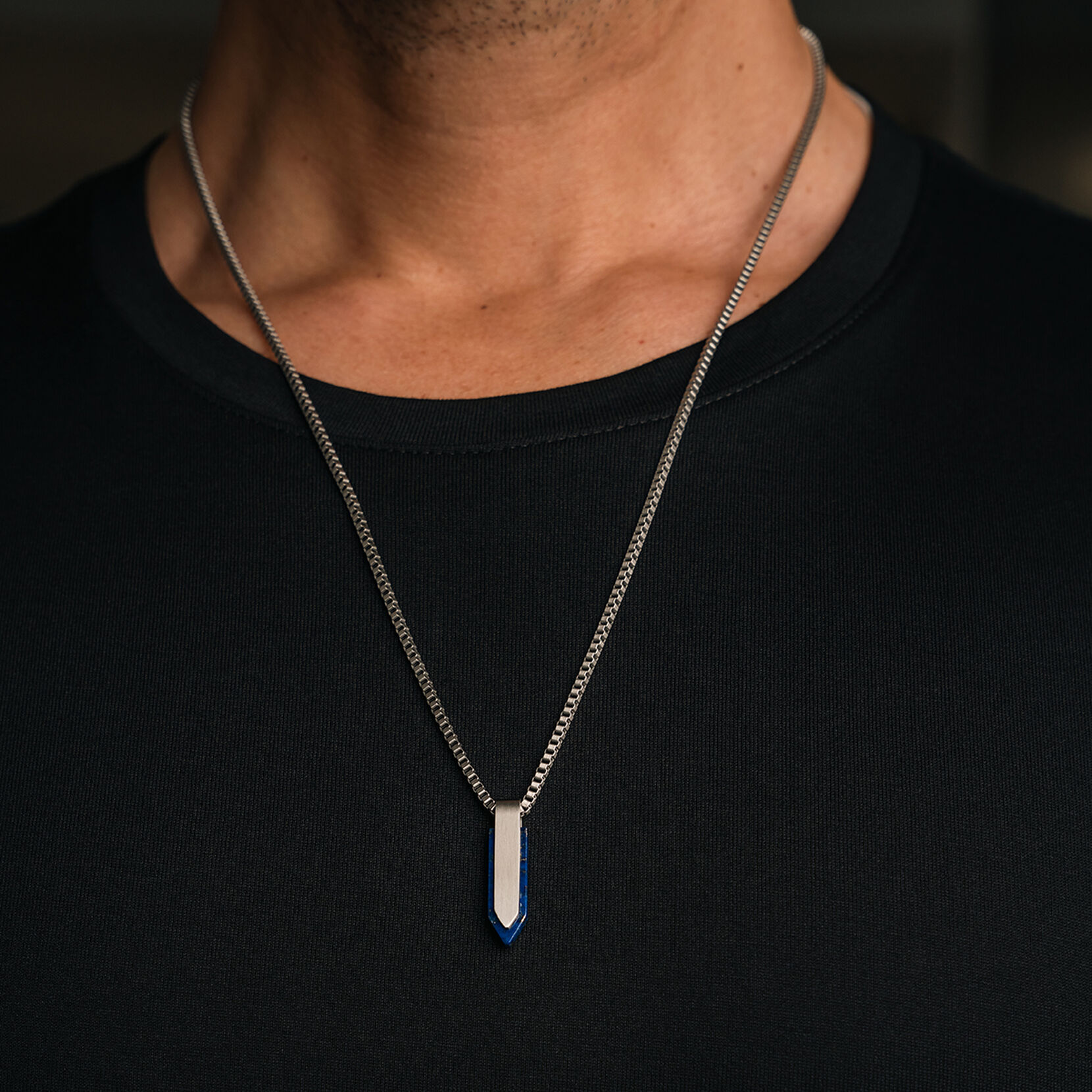 Stone Spearhead Necklace