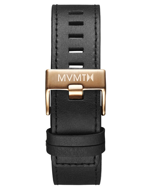 Chrono - 22mm Black Leather