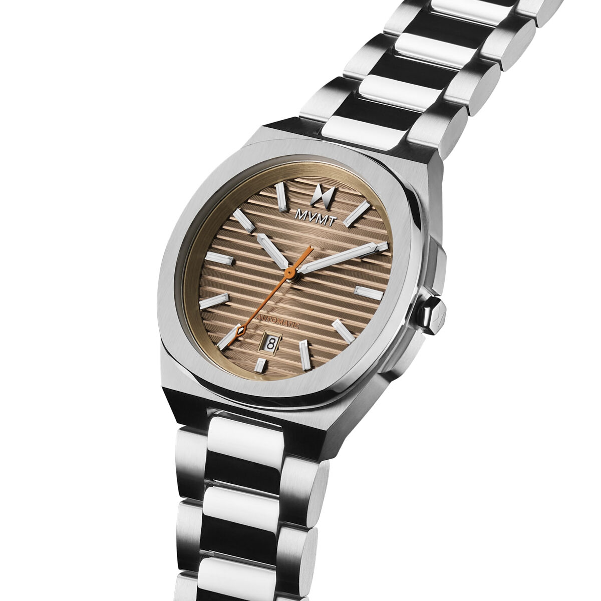 Odyssey II Automatic Watch in Stainless Khaki — 70s Inspired Men's