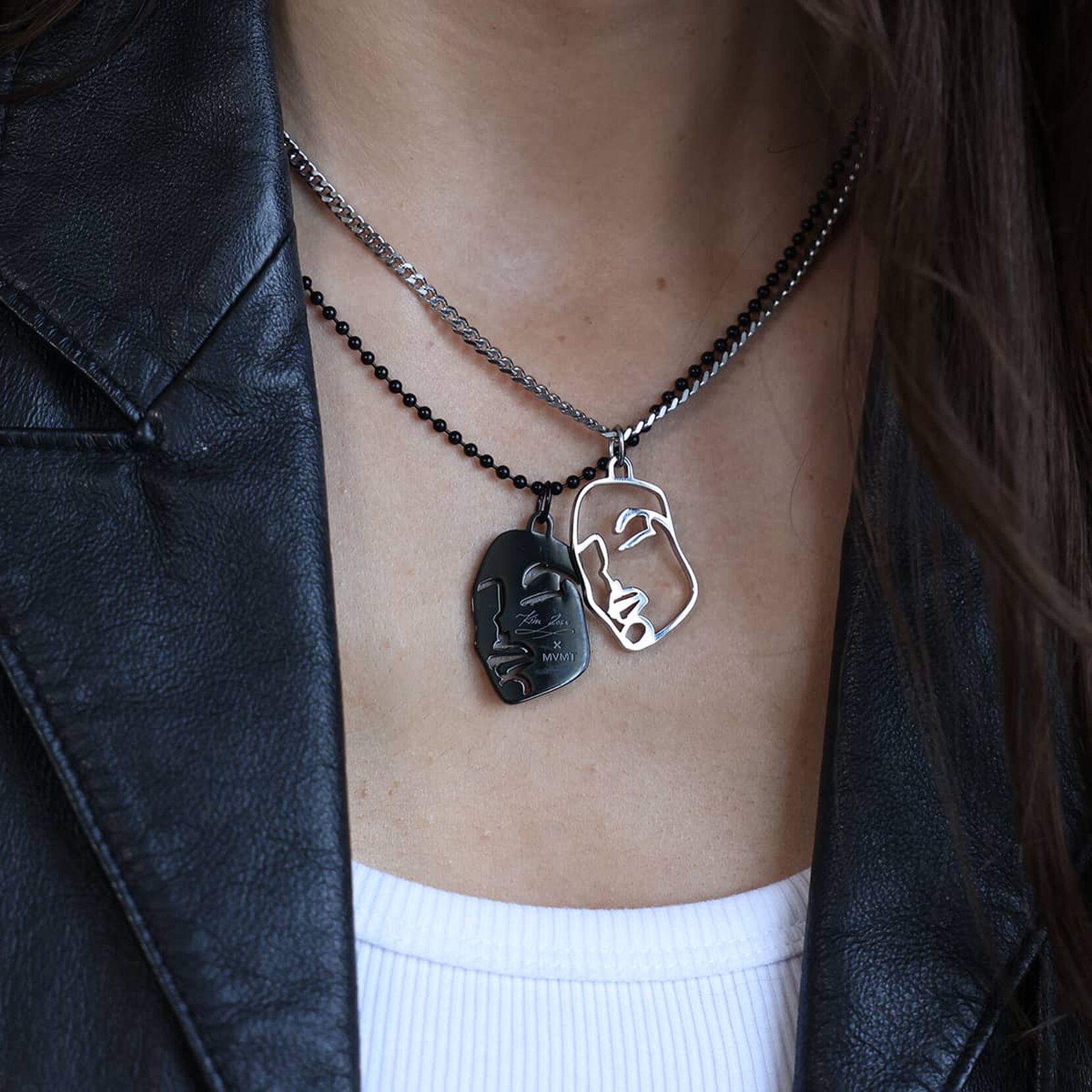 Yin & Yang Necklace Set