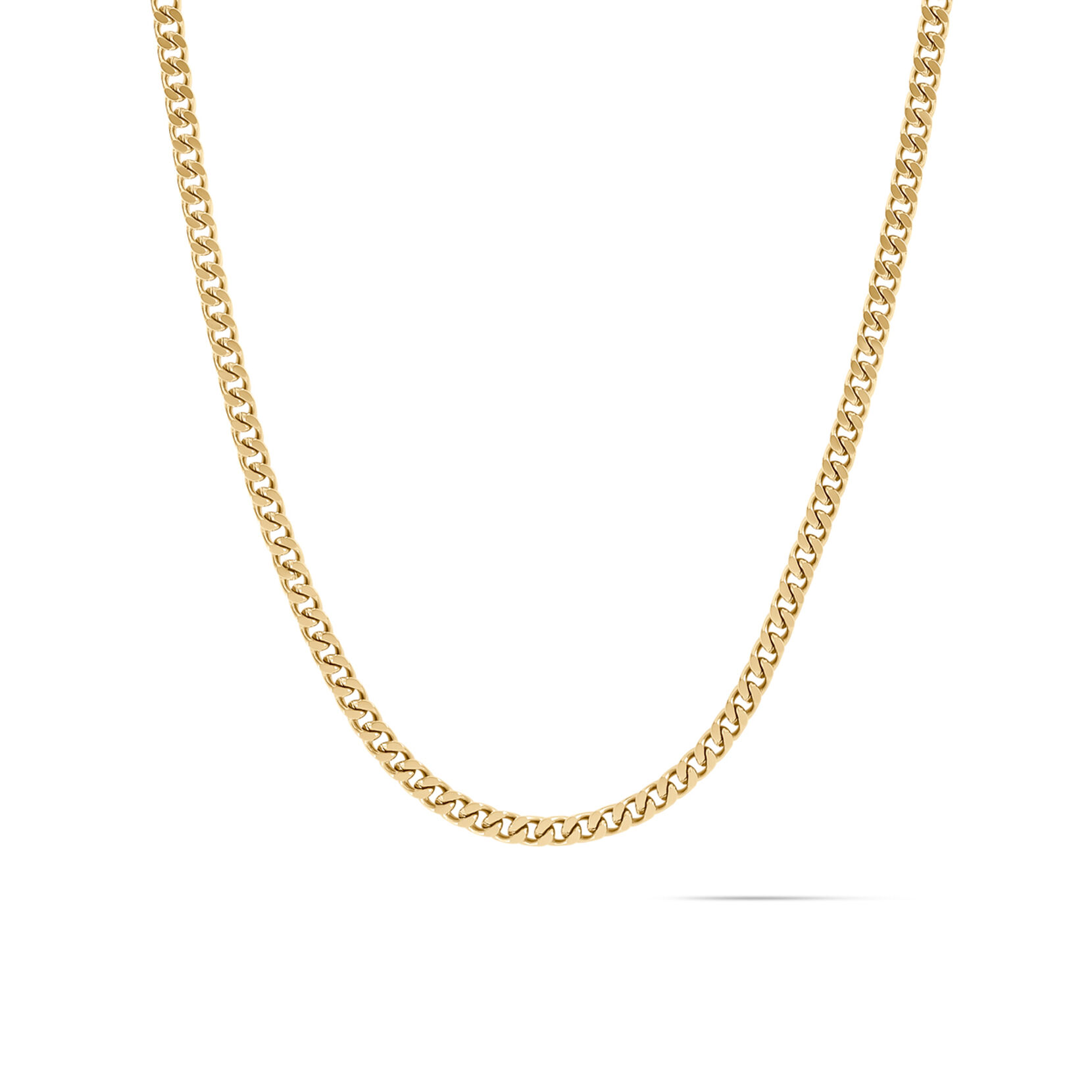 Curb Chain Necklace - 3MM