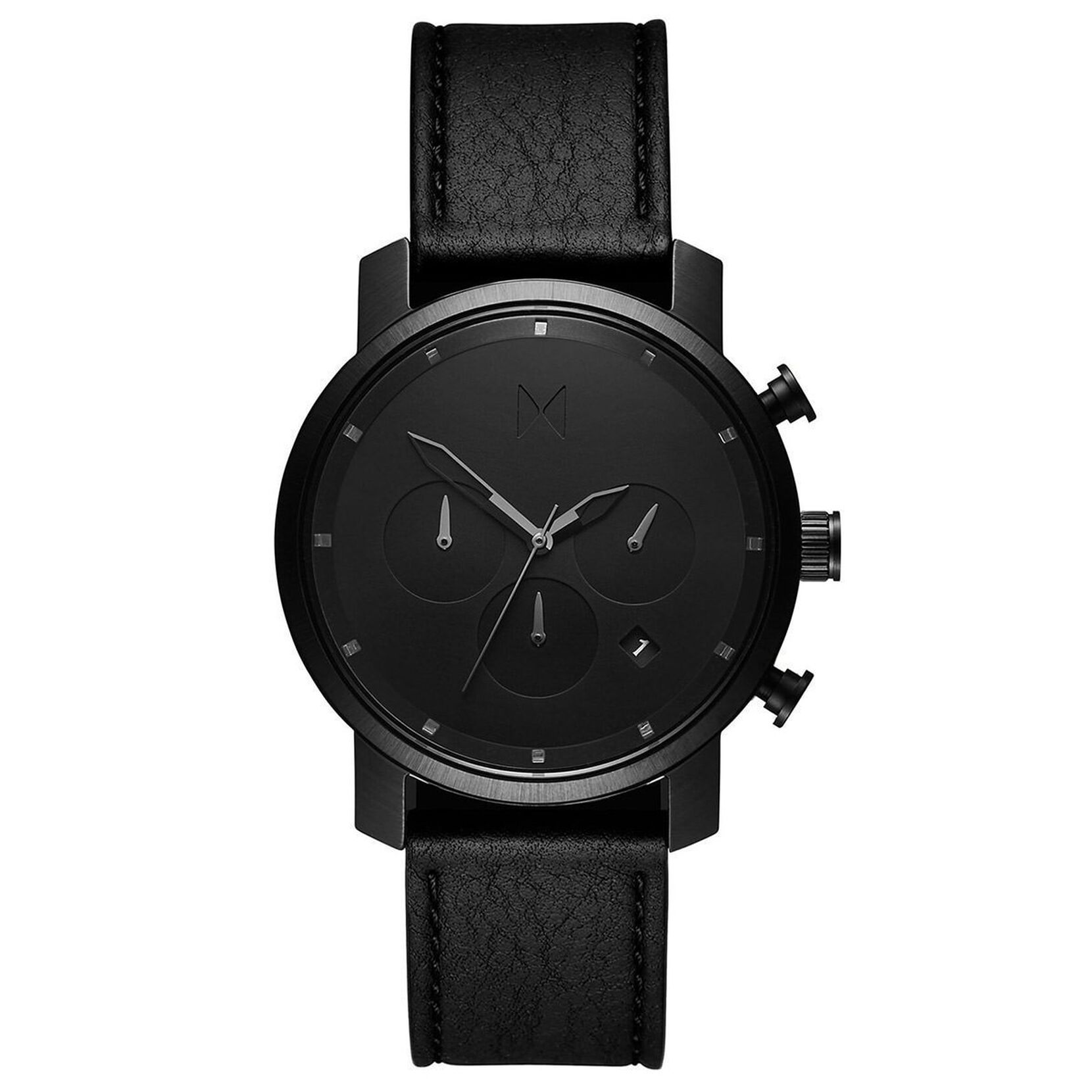 Chrono 40MM Black Leather
