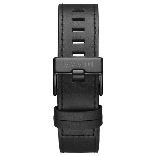 Chrono - 22mm Black Leather
