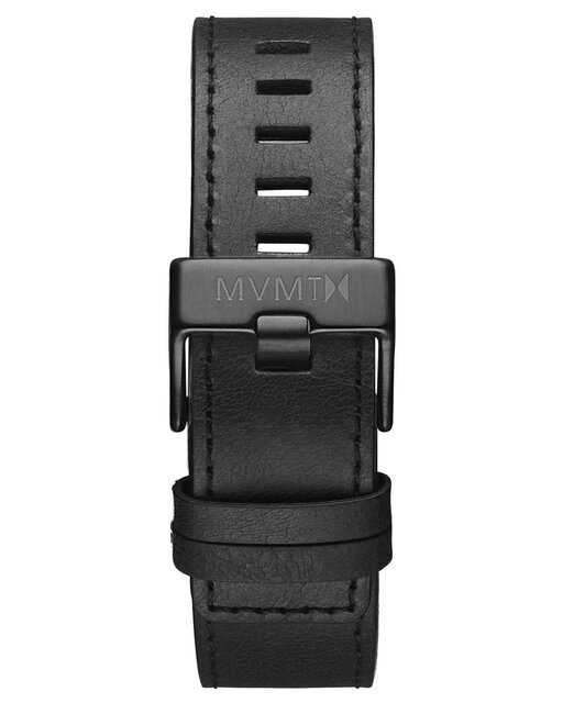 Chrono - 22mm Black Leather