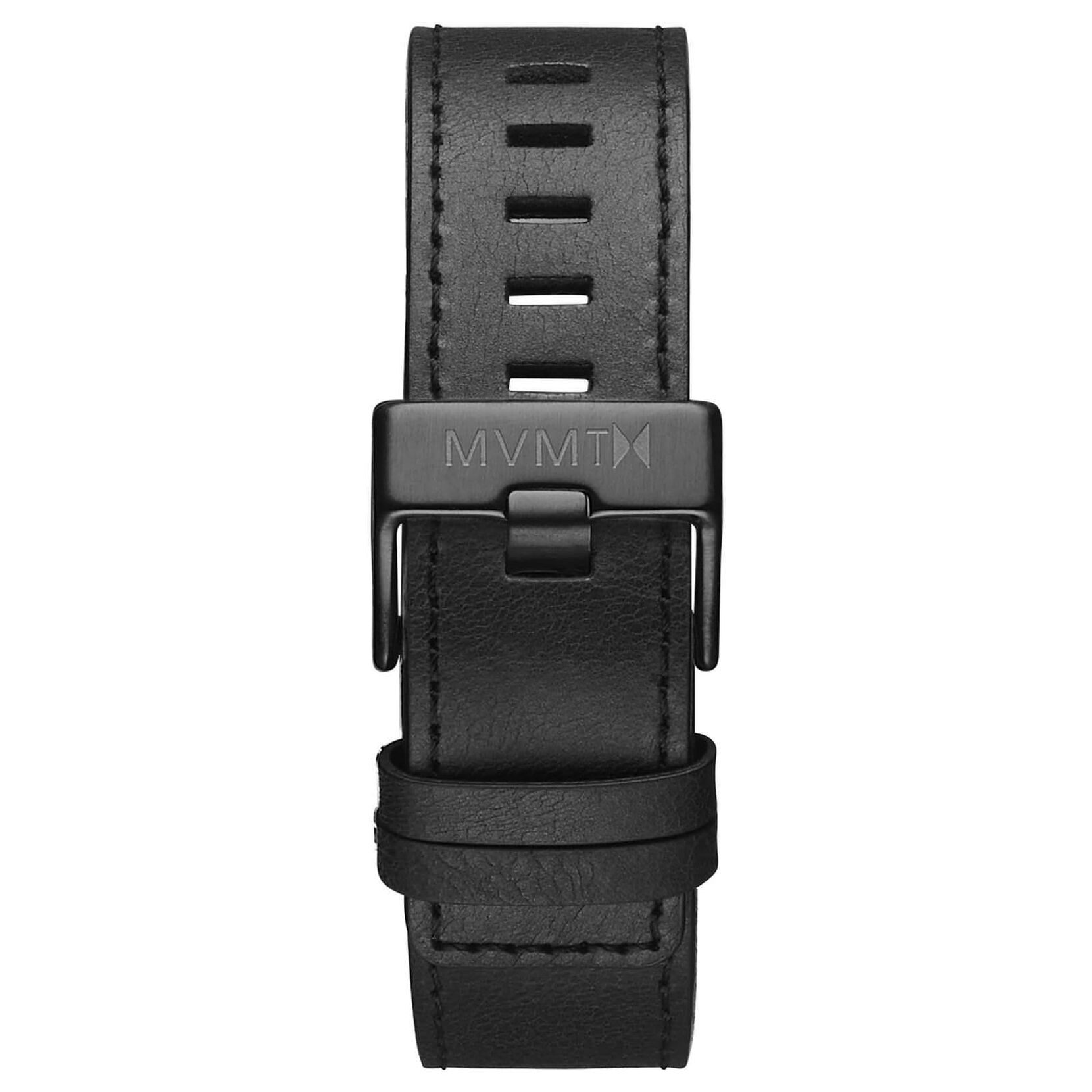 Chrono - 22mm Black Leather