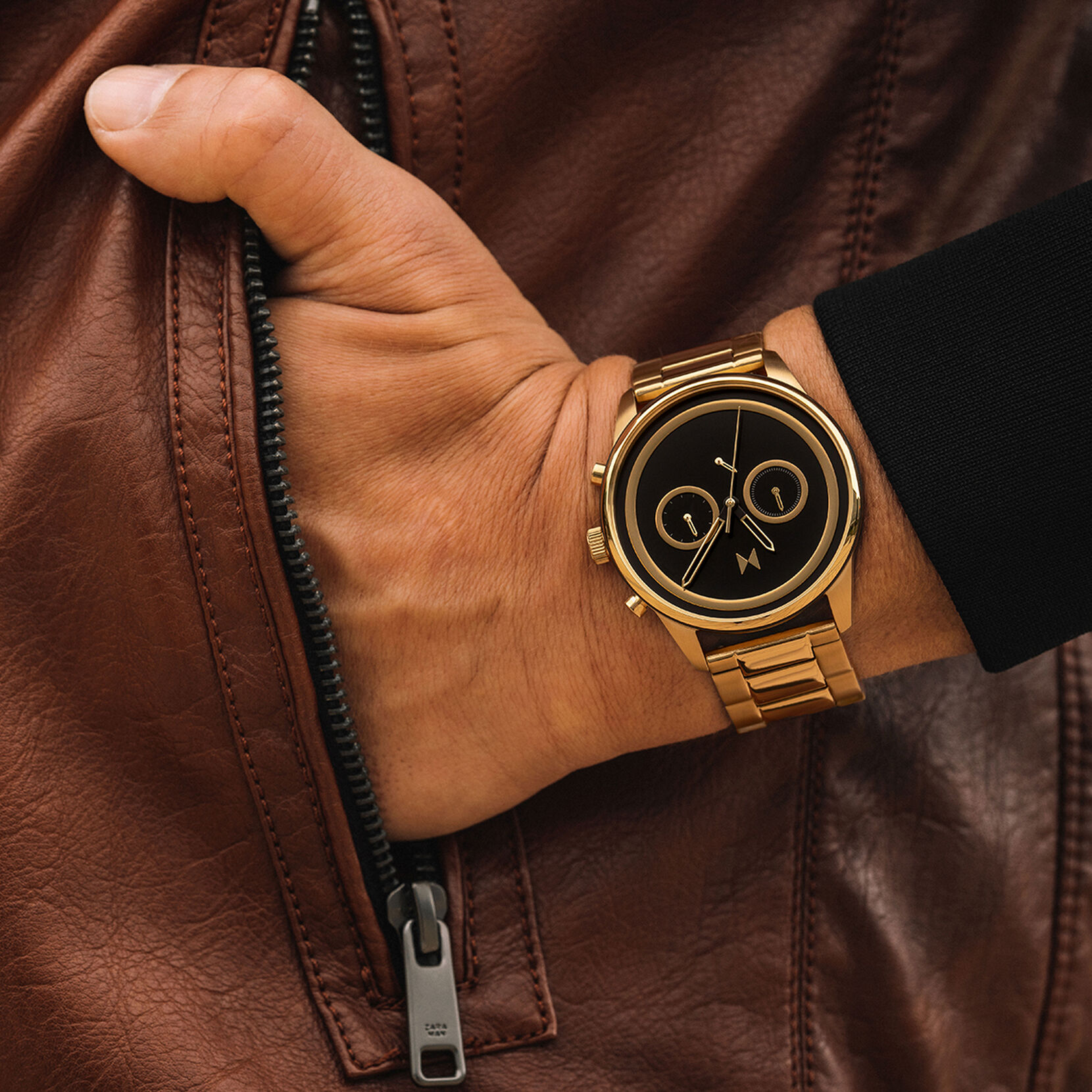 Pharaoh Gold Men's Watch, 43mm