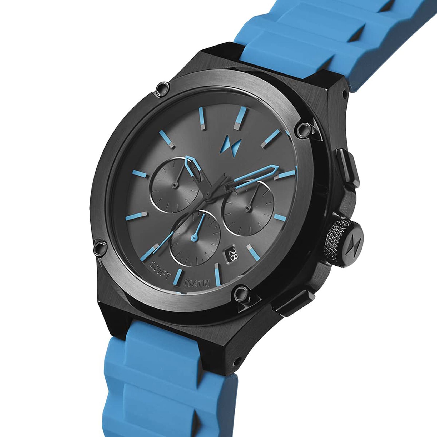 Raptor Men’s Sport Chronograph Watch — Shock Blue | MVMT