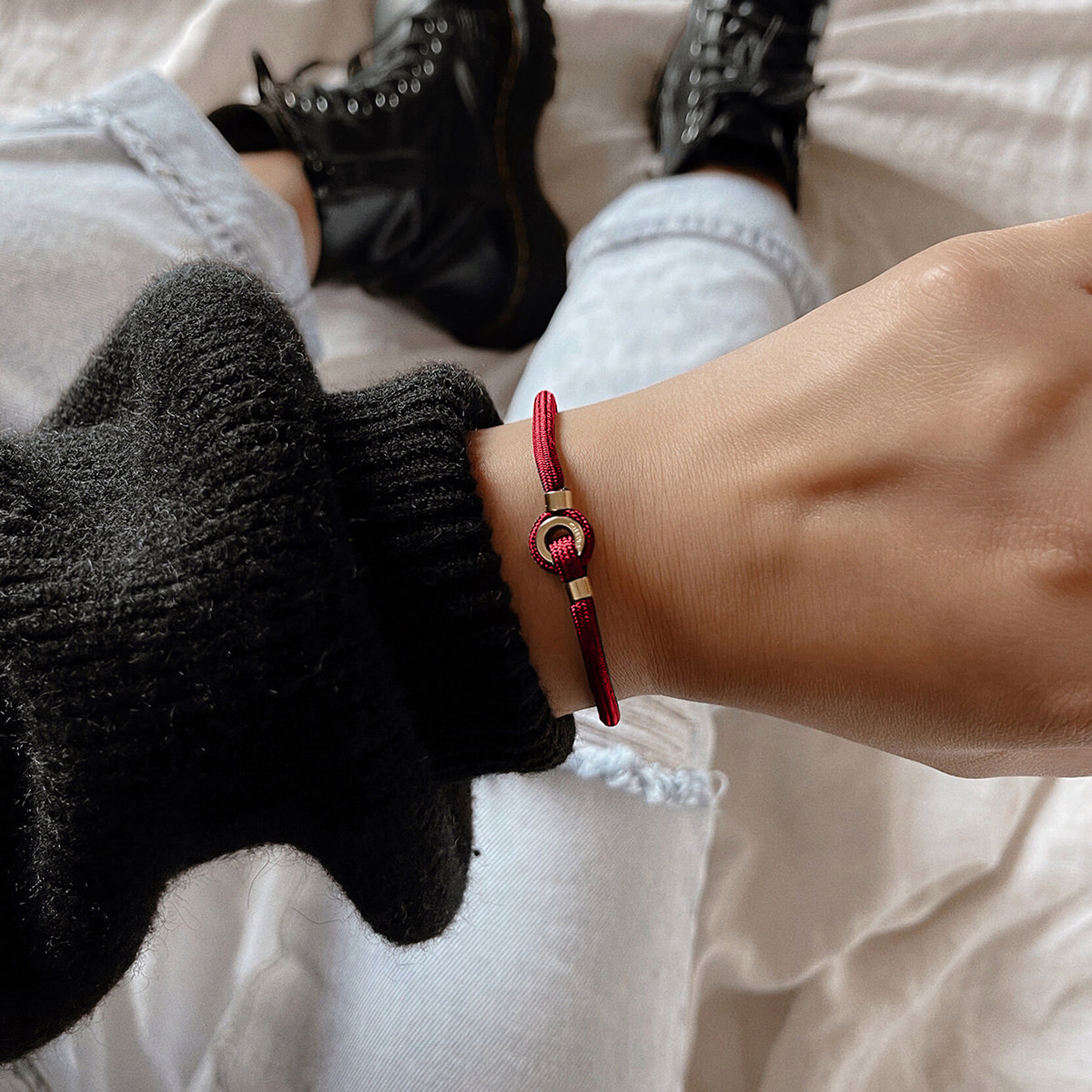 Upcycled Rope Bracelet