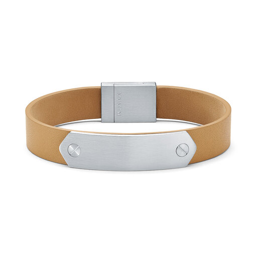 Leather ID Bracelet