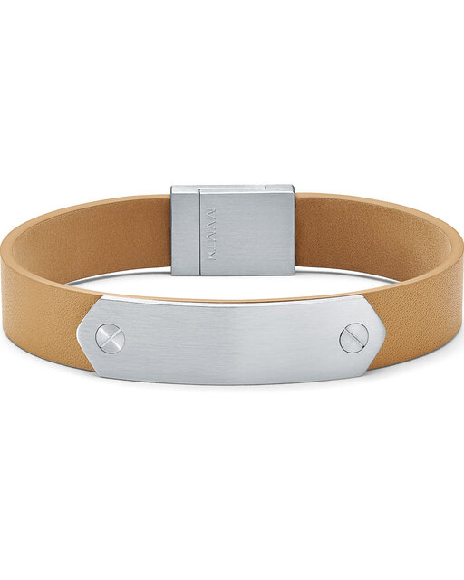 Leather ID Bracelet