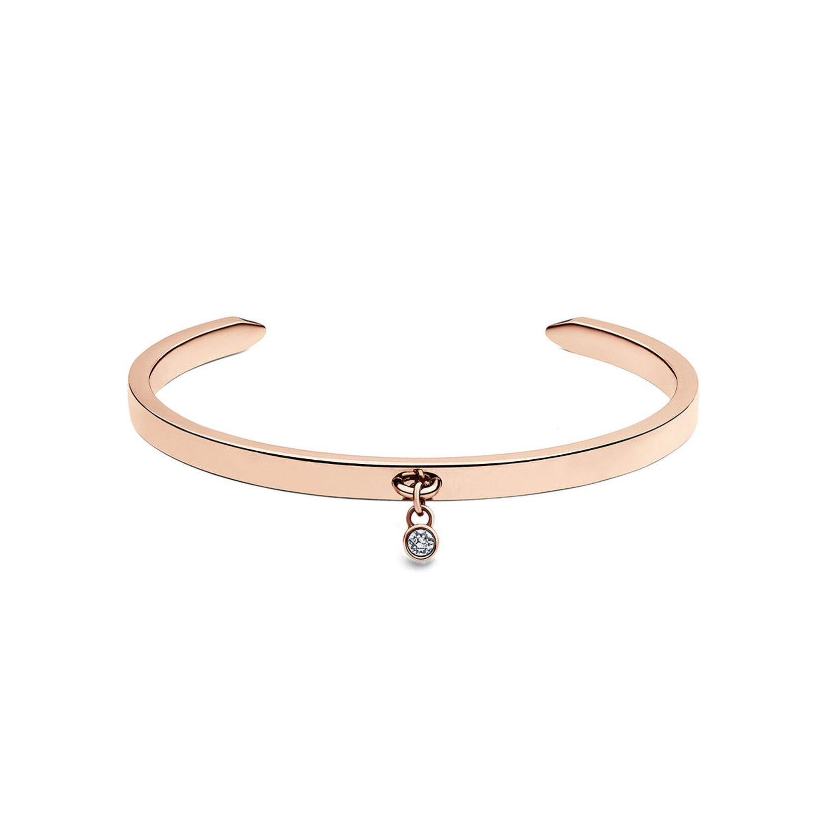 Crystal Charm Cuff
