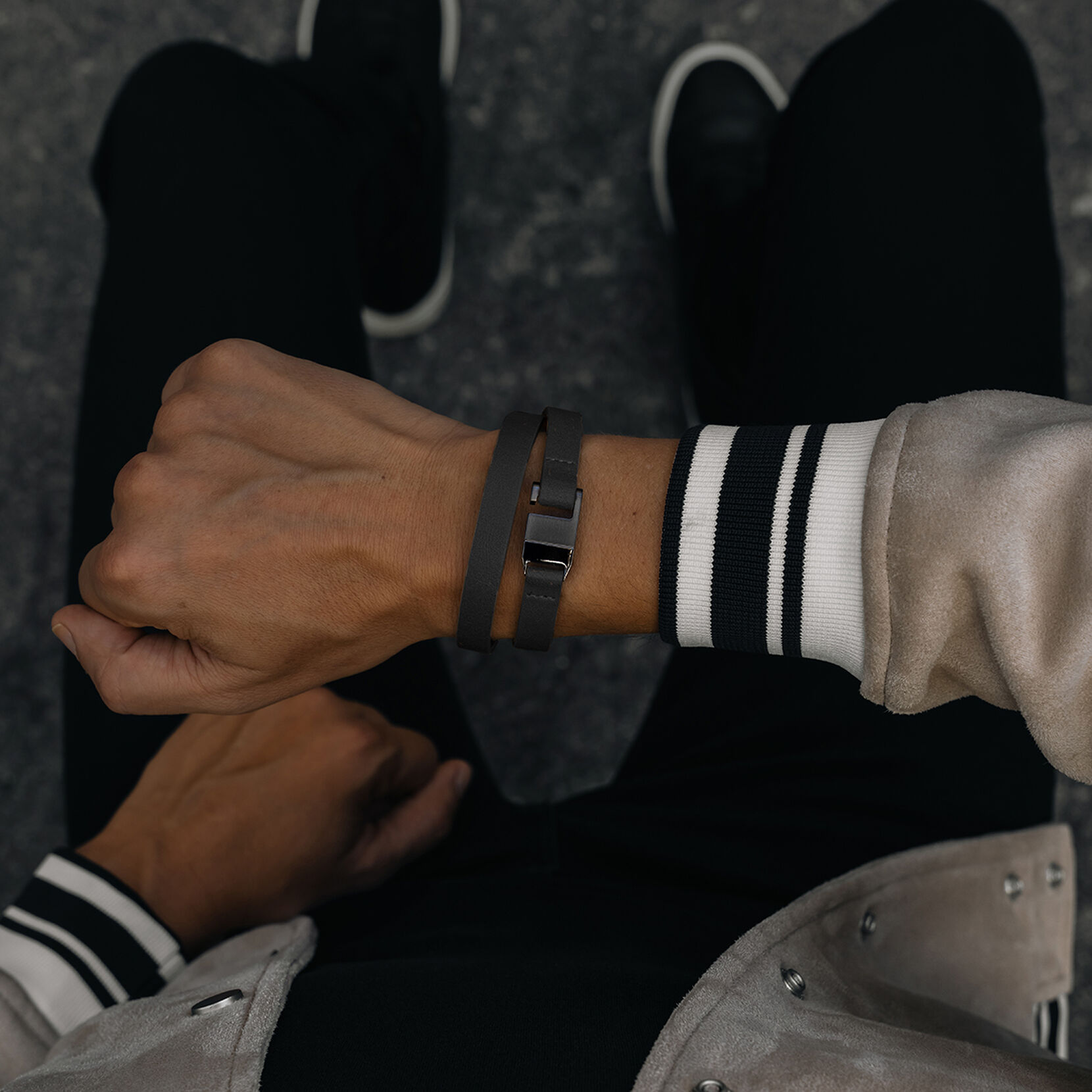 Leather Latch Bracelet