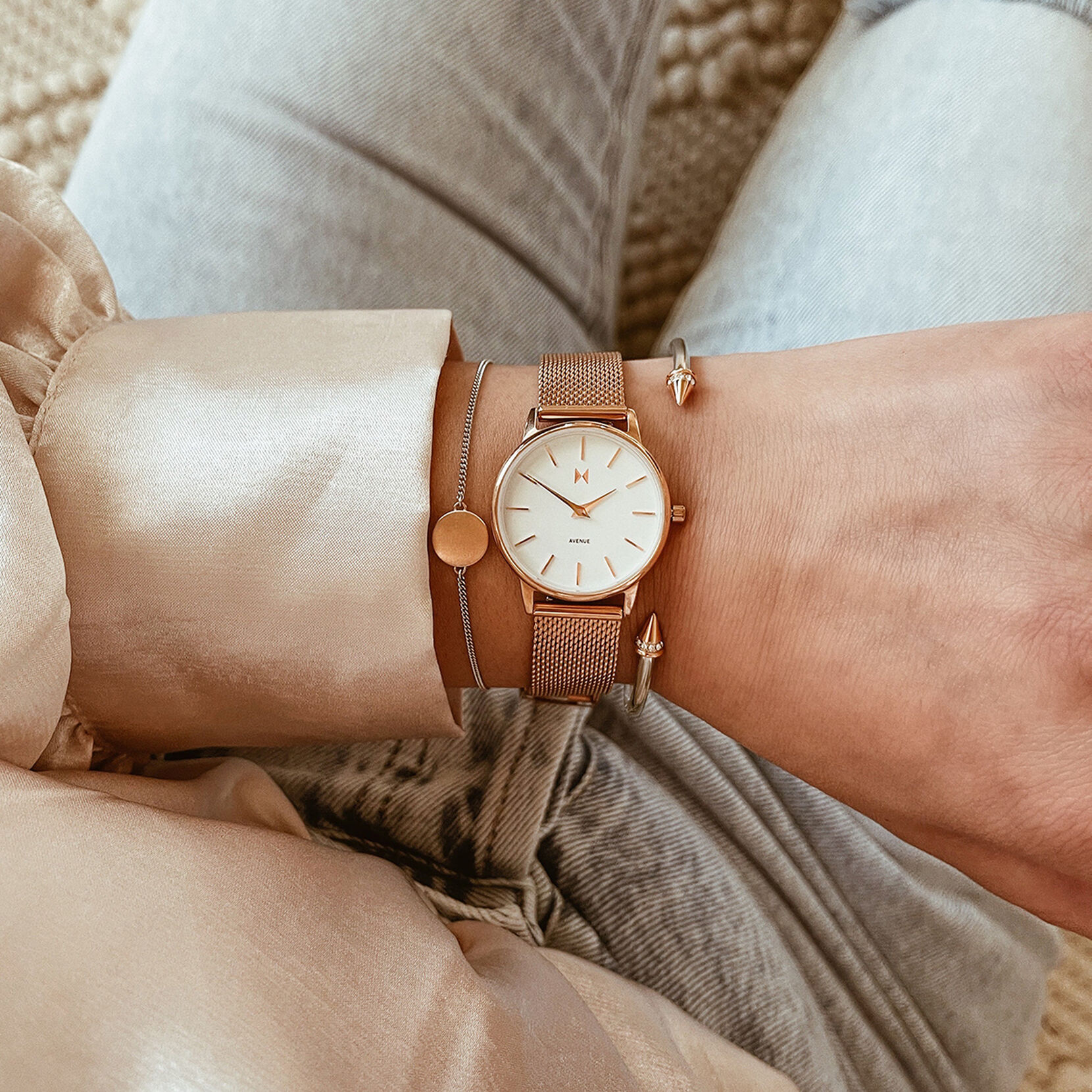 Disc Chain Bracelet