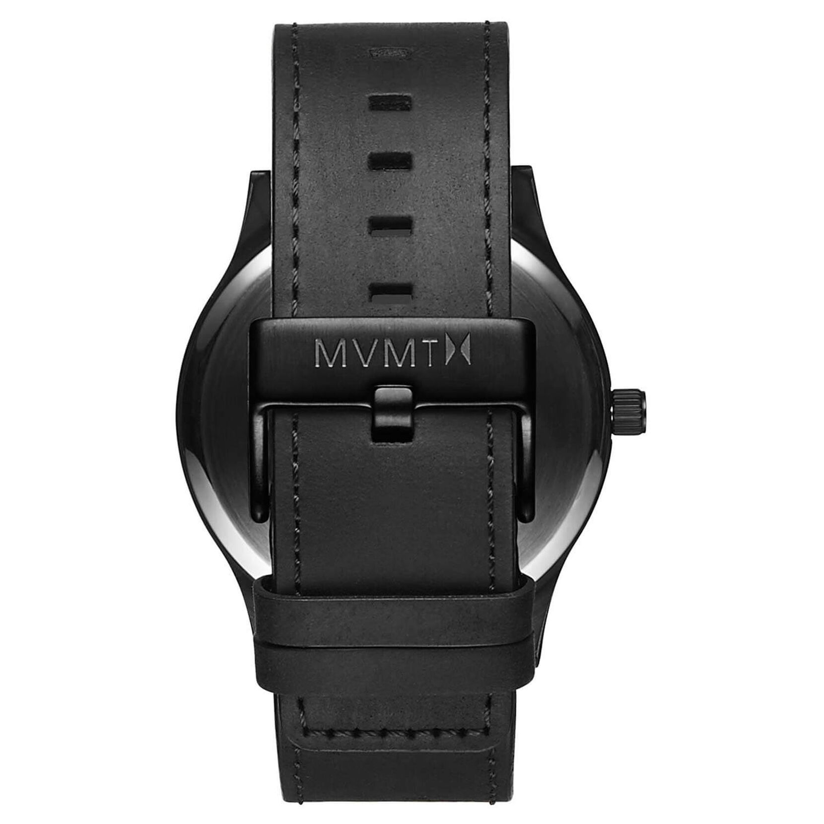 MVMT Men's Classic Black Leather Watch