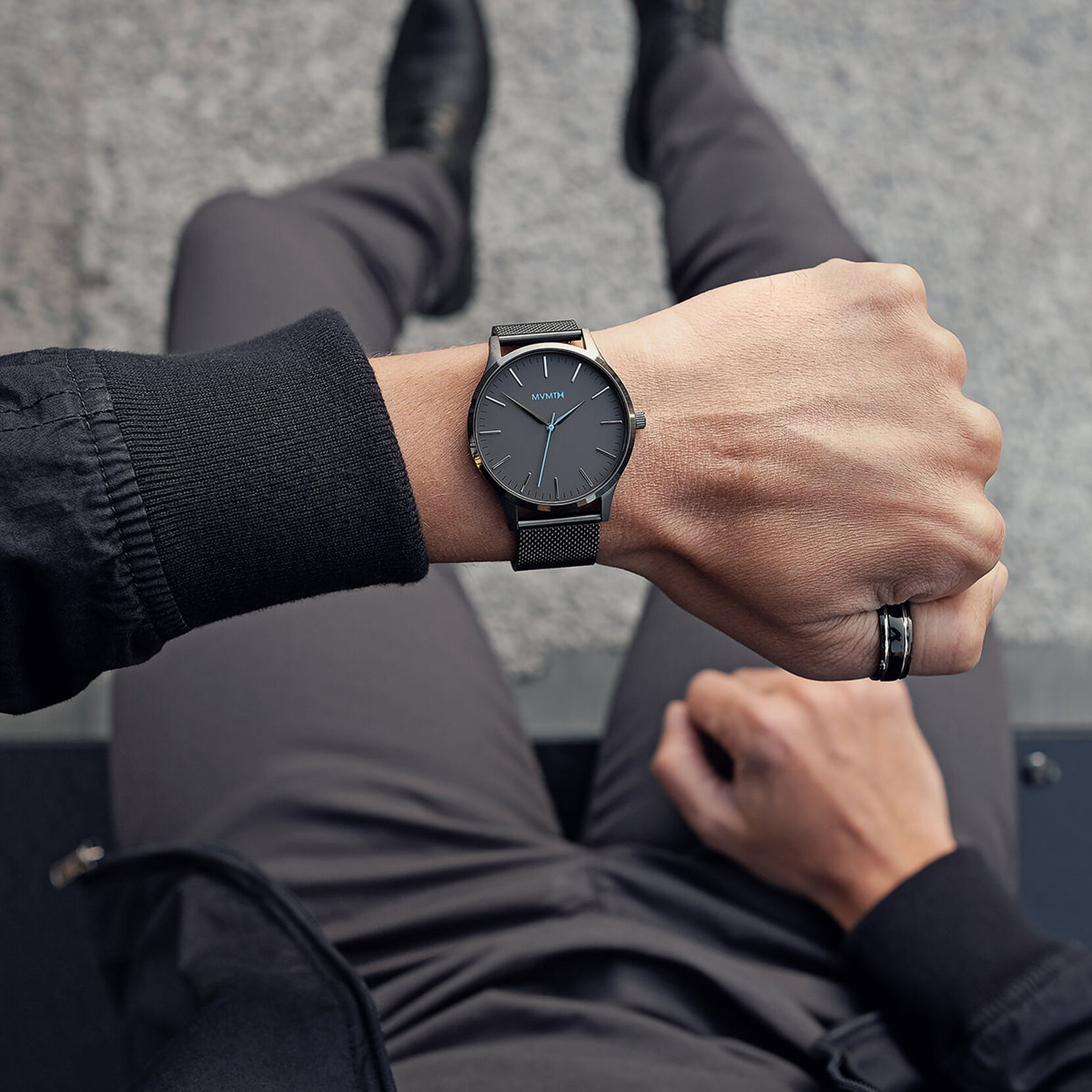 The 40 - Gunmetal Mesh
