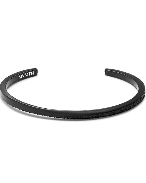 Twist Knurling Cuff Men's Bracelet