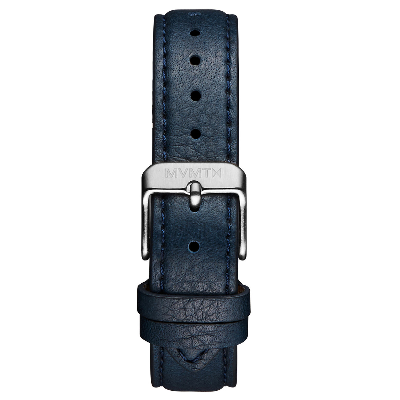 Signature Square - 16mm Navy Blue Leather