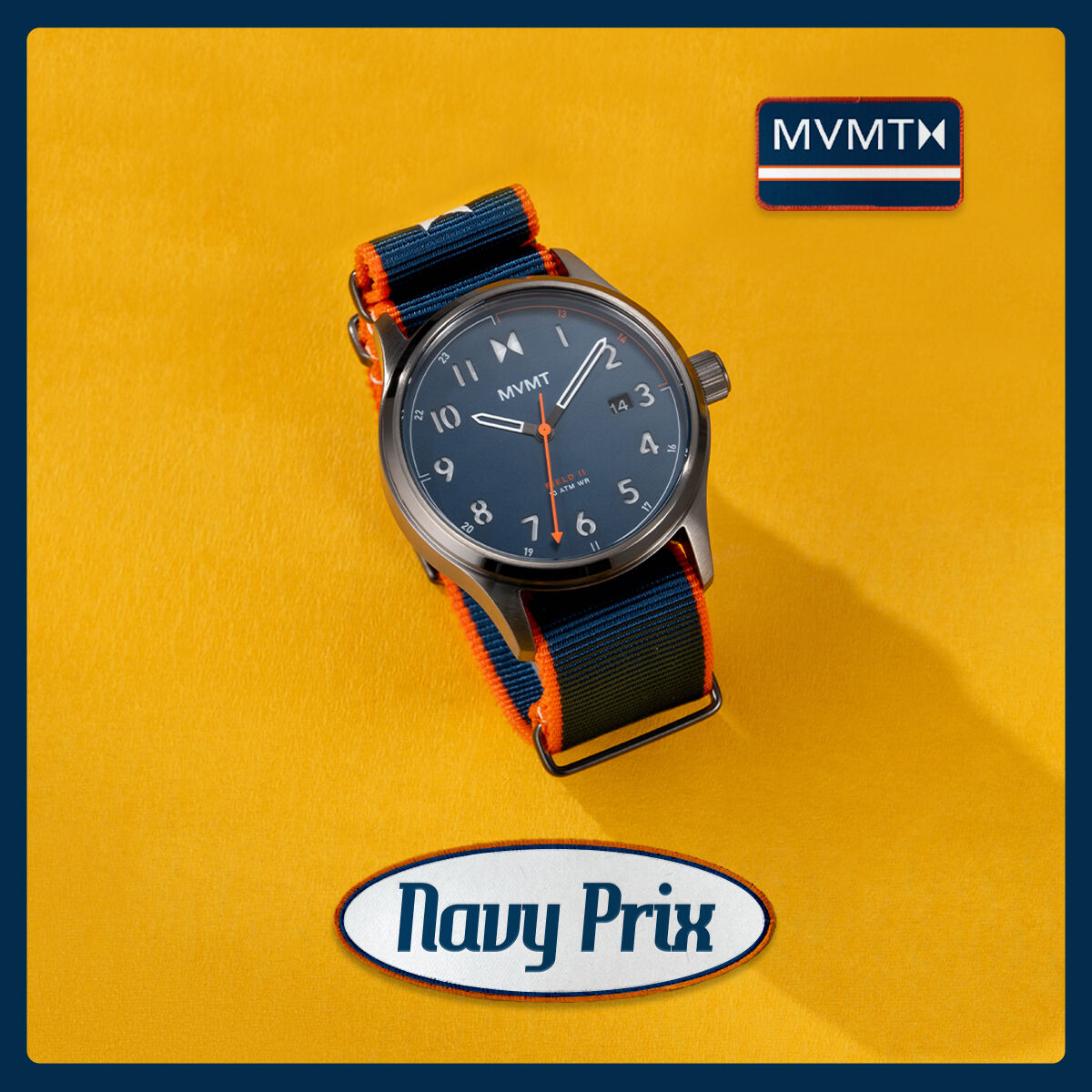 Field II Collection Navy Prix Men s Adventure Watch MVMT