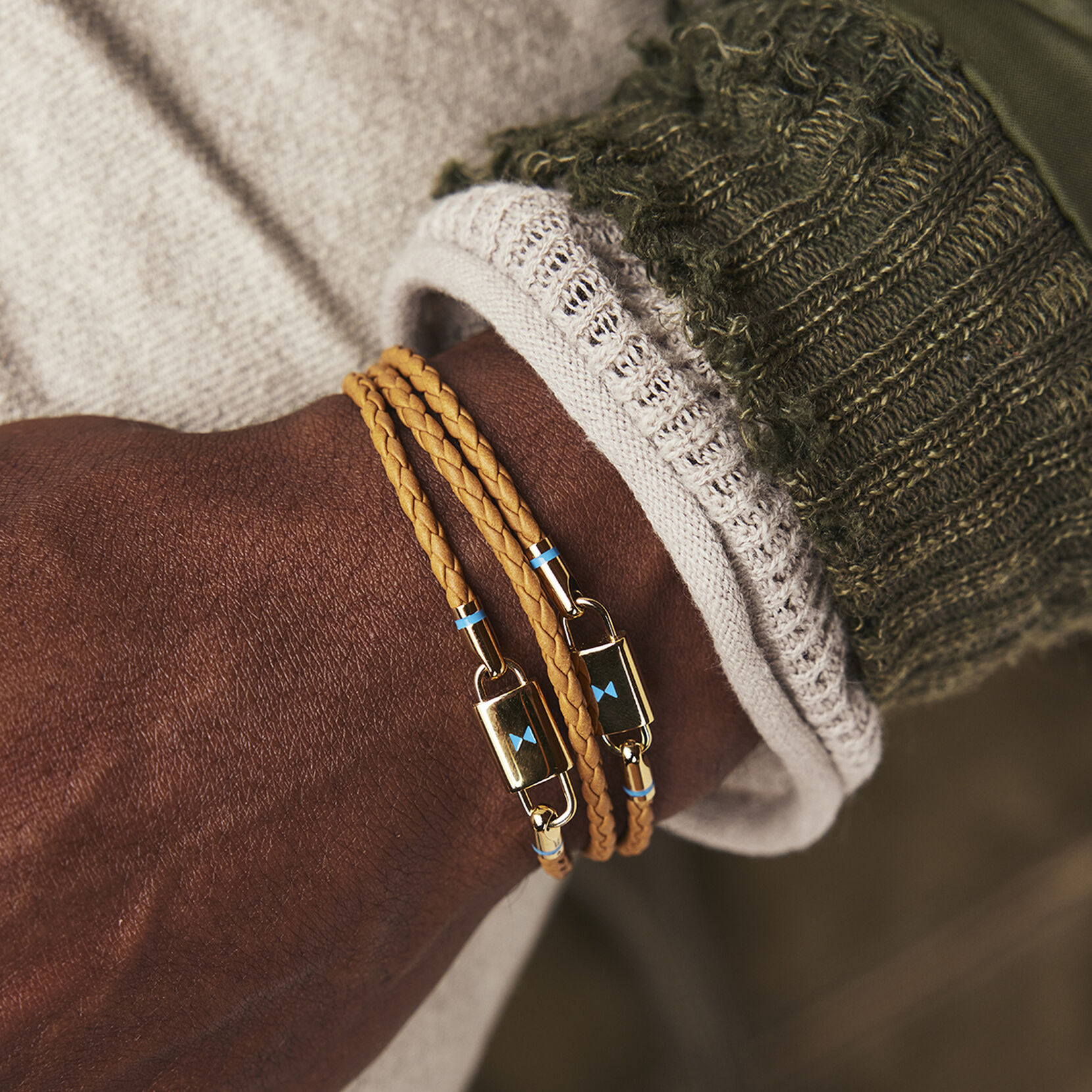 Braided Leather Bracelet