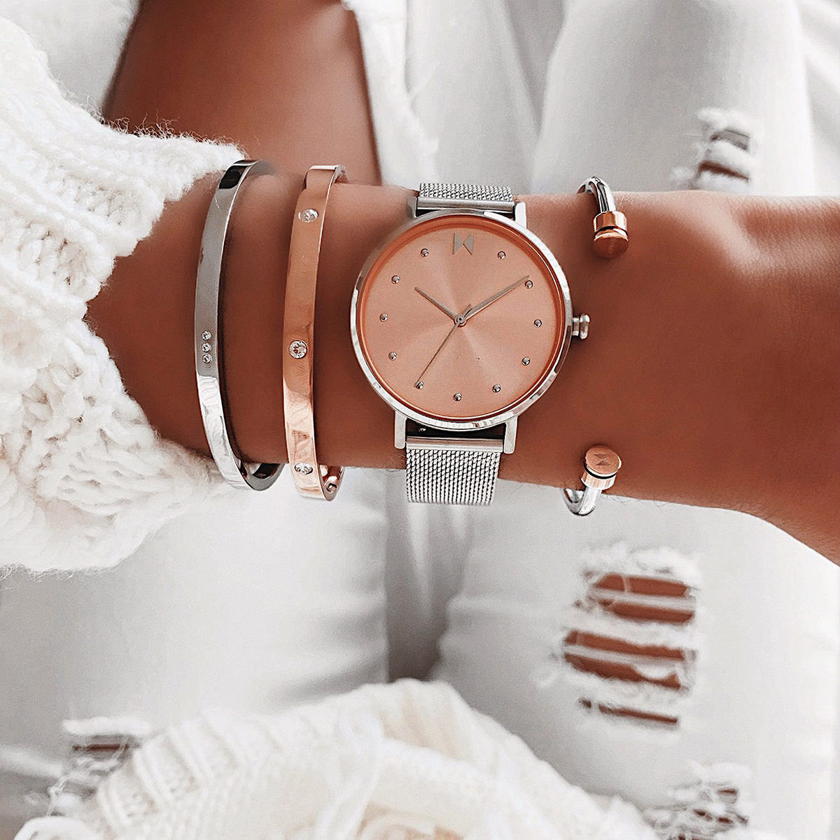 Crystal Minimal Cuff Jewelry MVMT