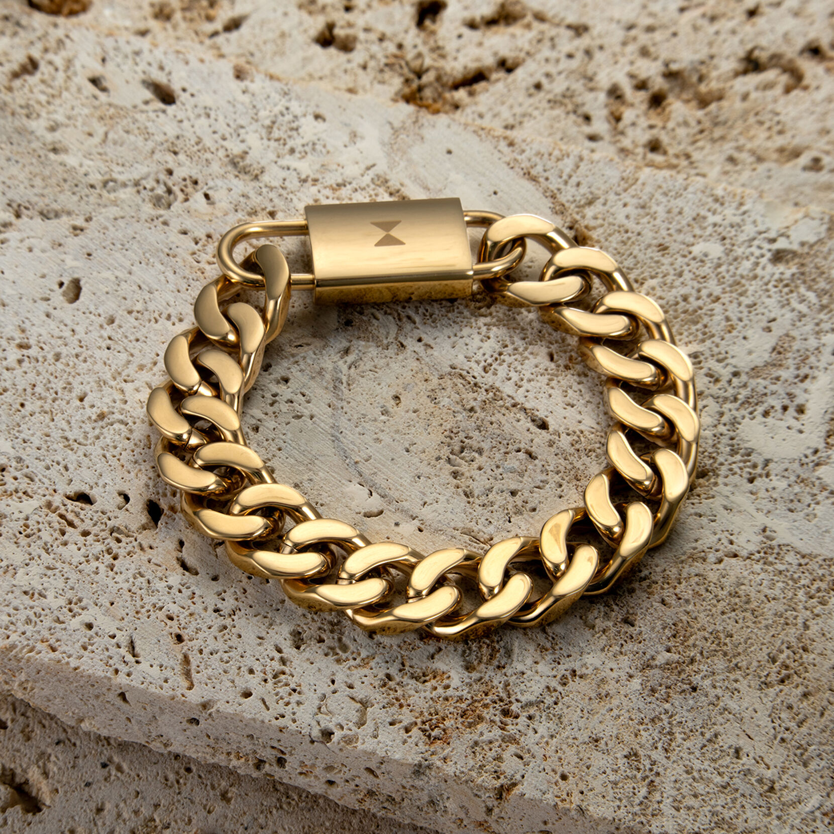 Chunky Padlock Bracelet