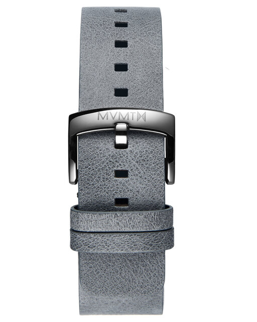 Blacktop - 24mm Grey Leather