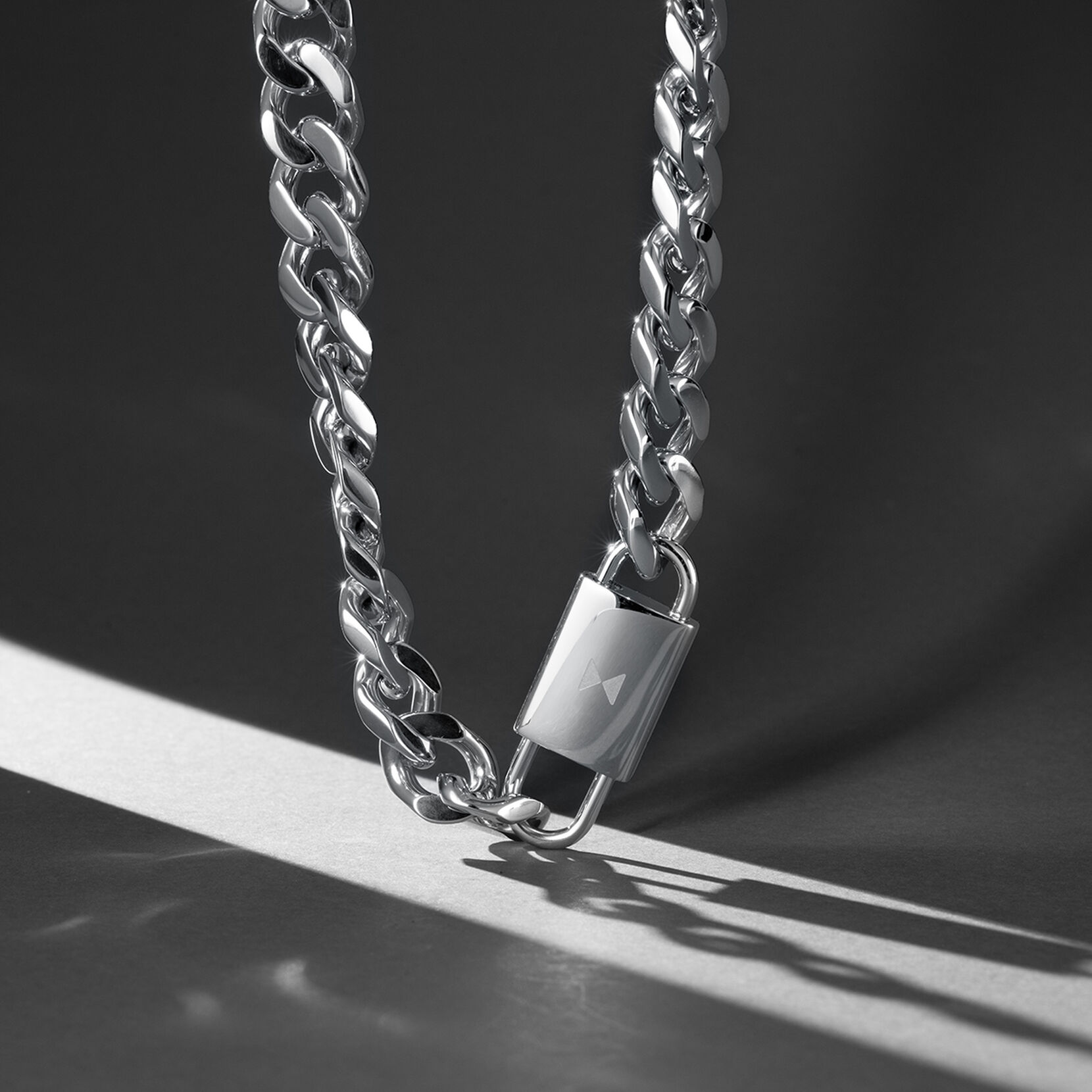 Chunky Padlock Necklace