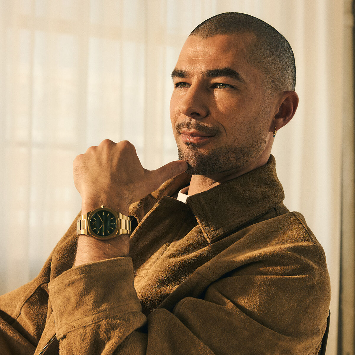 Odyssey II Automatic Watch in Gilded Green — 70s Inspired Men's