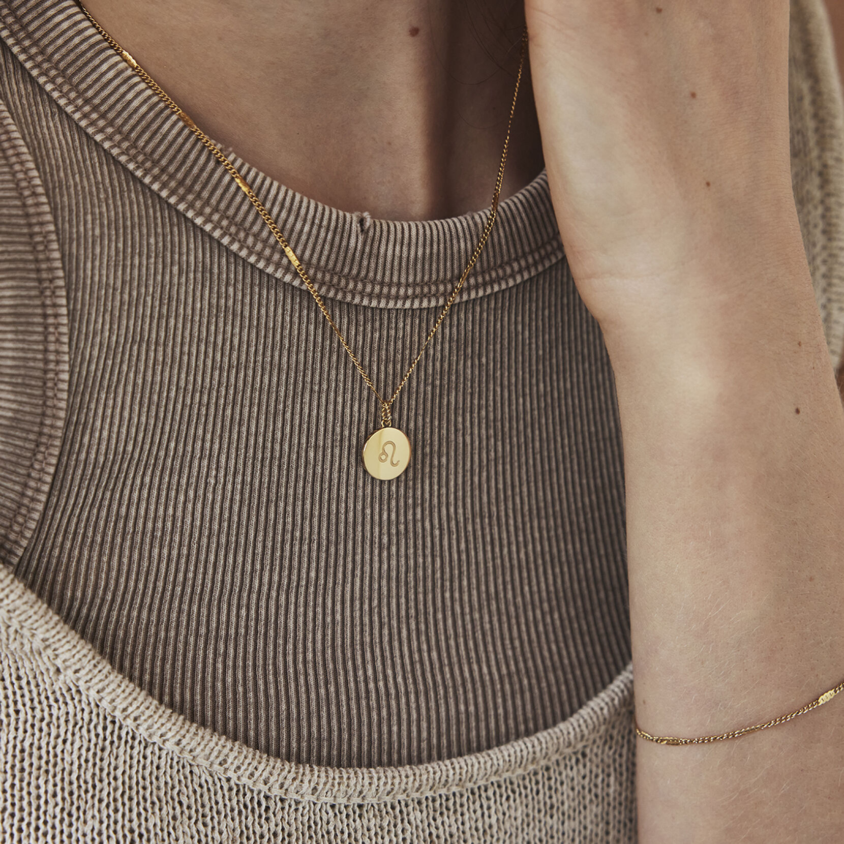 Stamped Chain Necklace