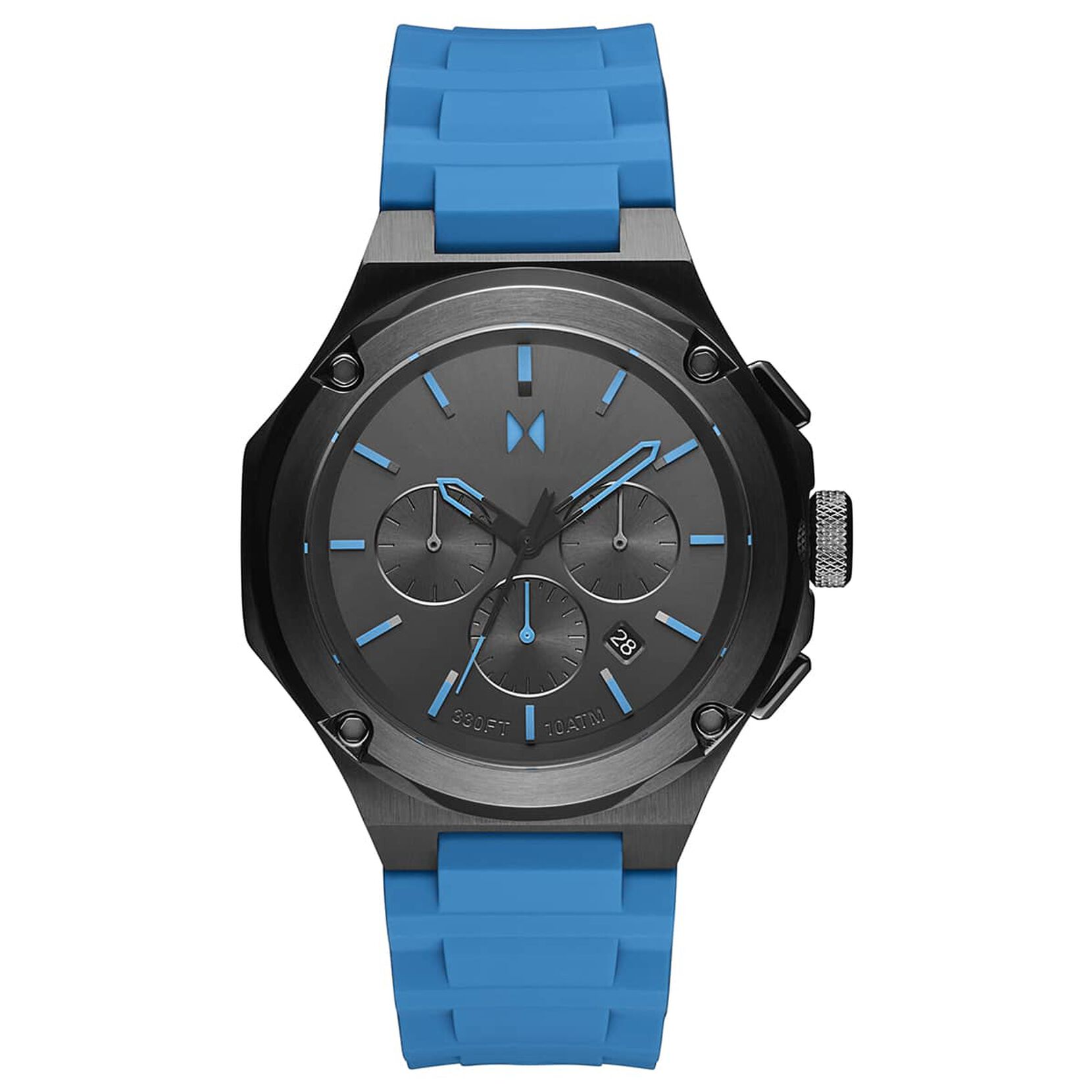 Raptor Men's Sport Chronograph Watch — Shock Blue | MVMT