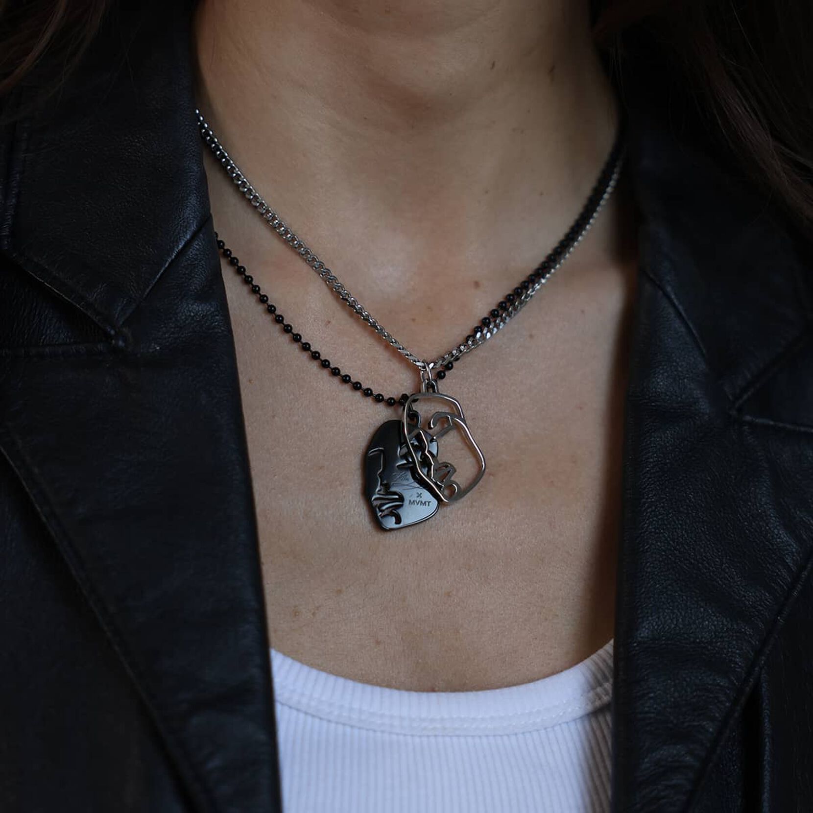 Yin & Yang Necklace Set