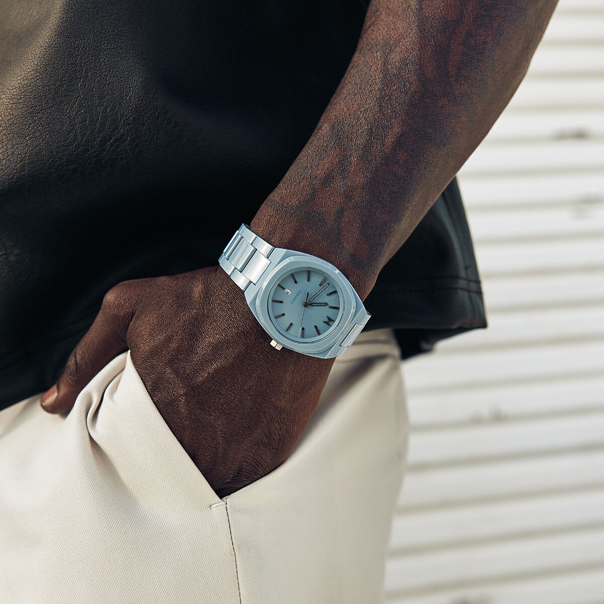 Odyssey II Ceramic — Fusion Grey Ceramic Men's Watches | MVMT