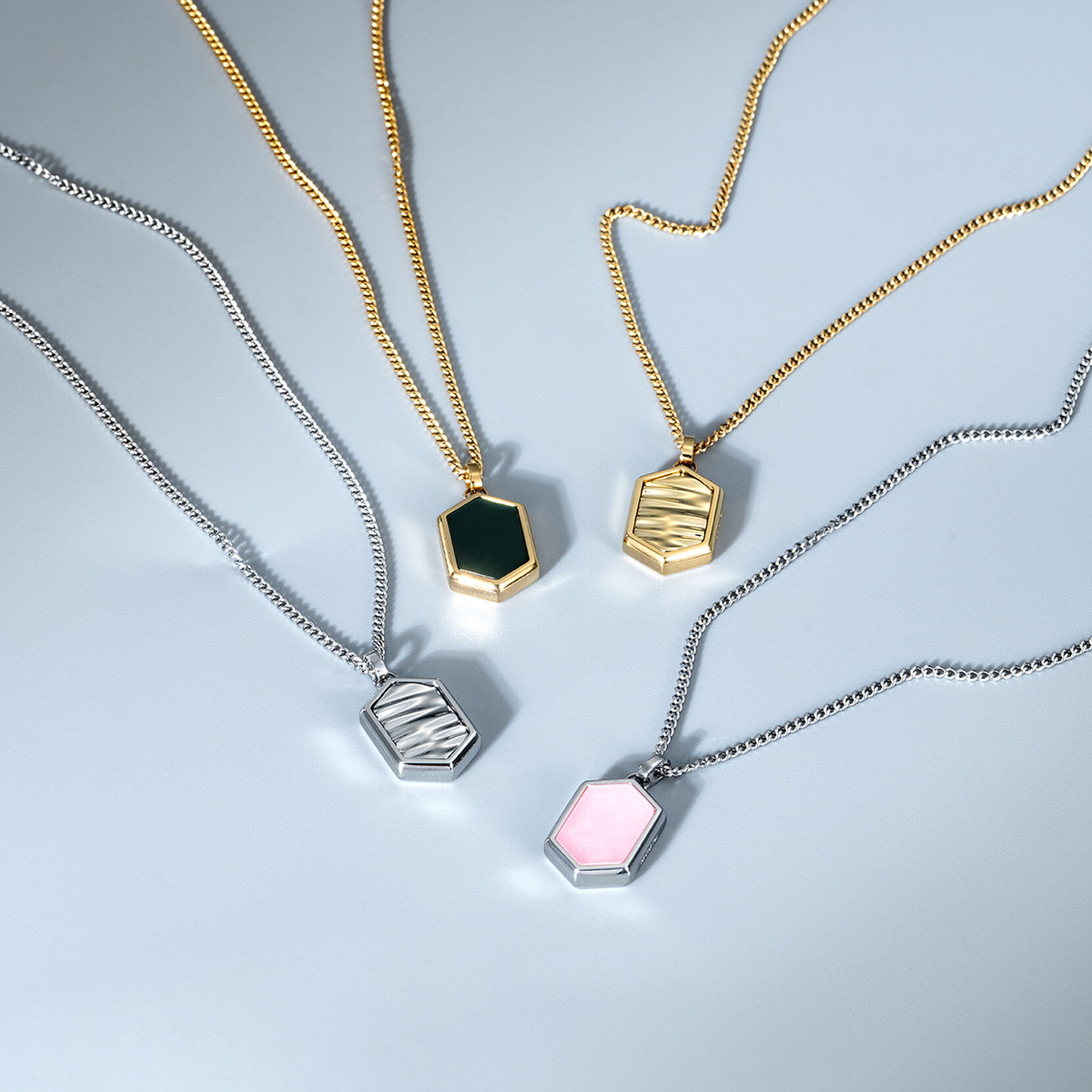 Hex Pendant Necklace