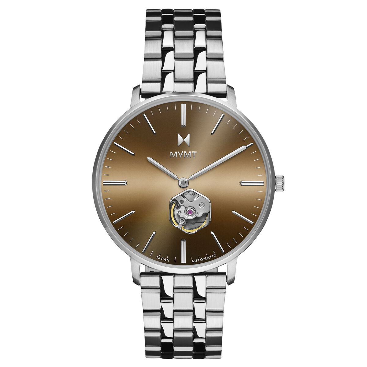 イチミオ　OW M Legacy Slim Automatic - Mocha Bronze Men's Automatic Dress Watch
