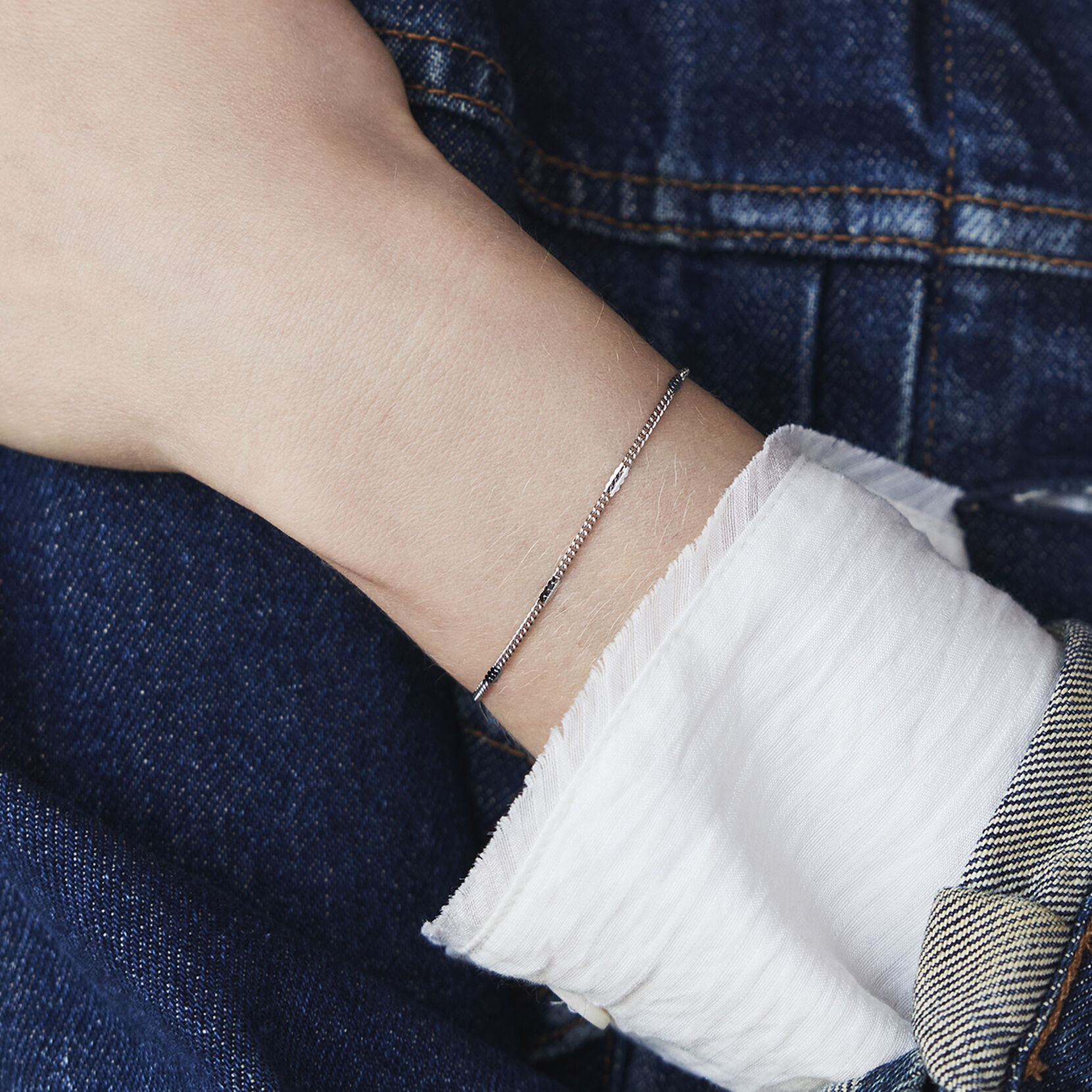 Stamped Chain Bracelet