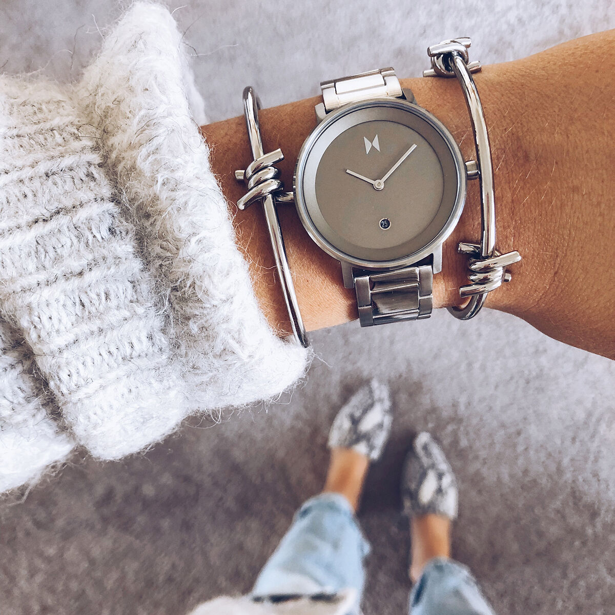 Cloud Silver Women s Watch 34mm