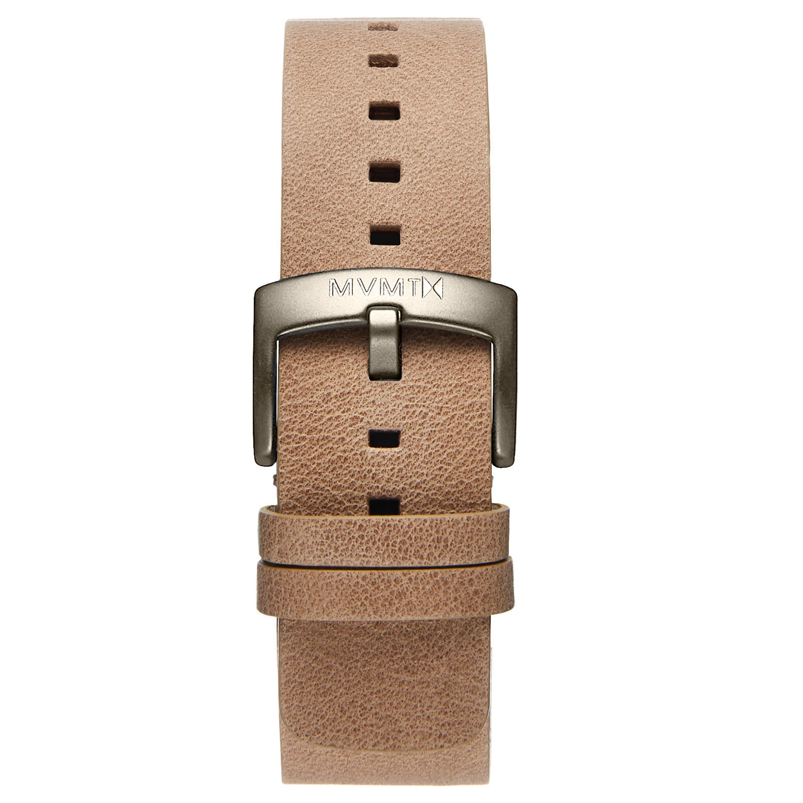 Blacktop 24mm Sandstone Leather Watch Strap MVMT