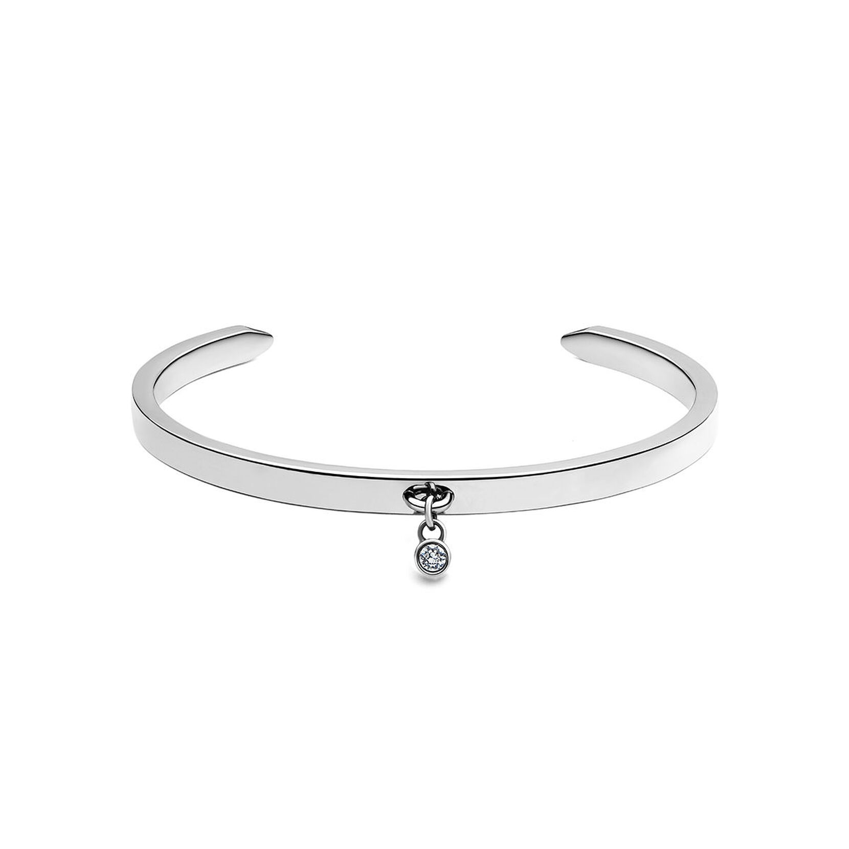 Crystal Charm Cuff