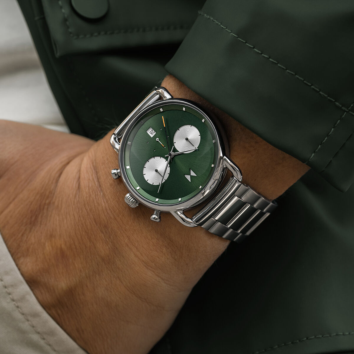 Hornet Green Blacktop II Men s Chronograph Watch MVMT