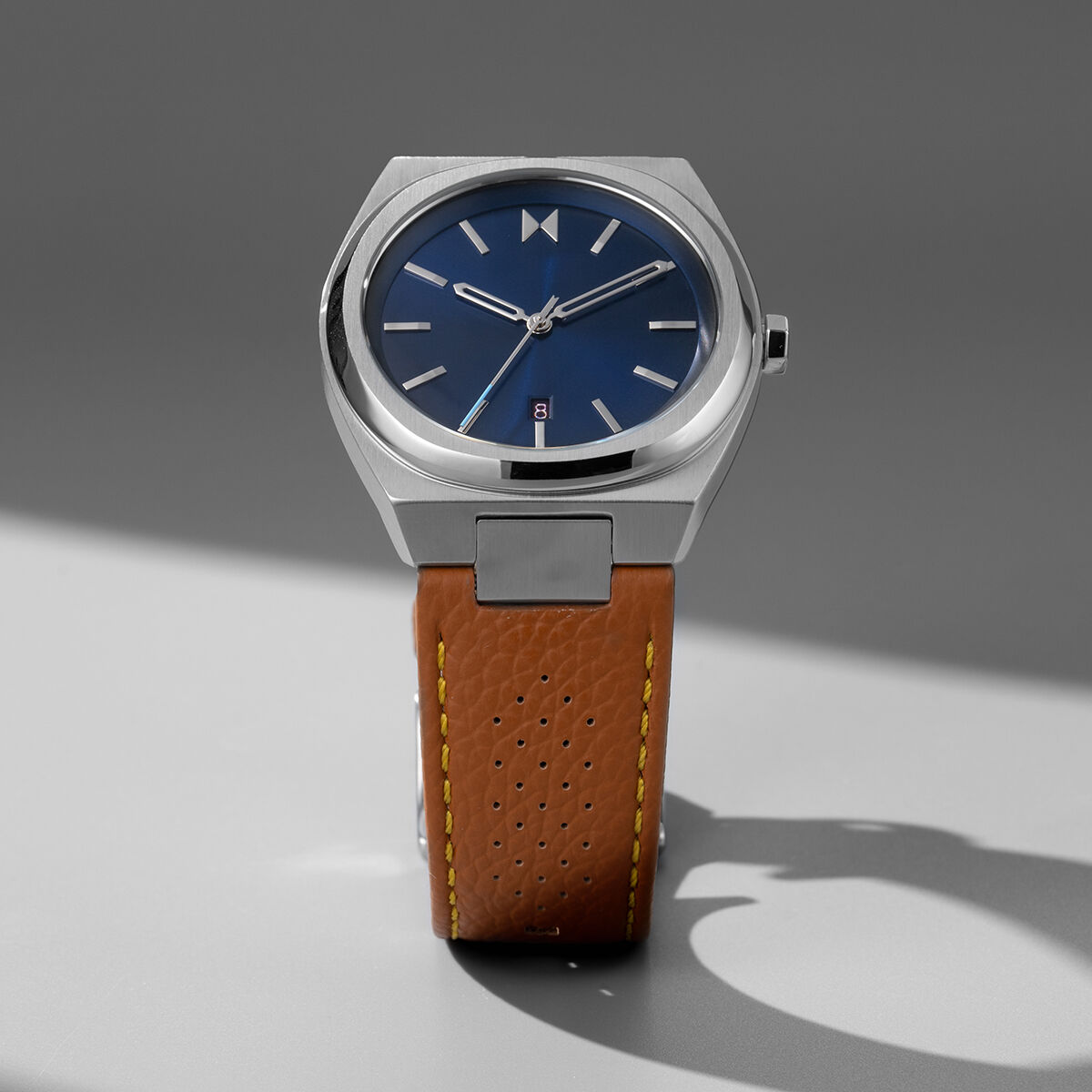 オデッセイ Odyssey II Automatic Watch in Stainless Khaki — 70s Inspired Men's