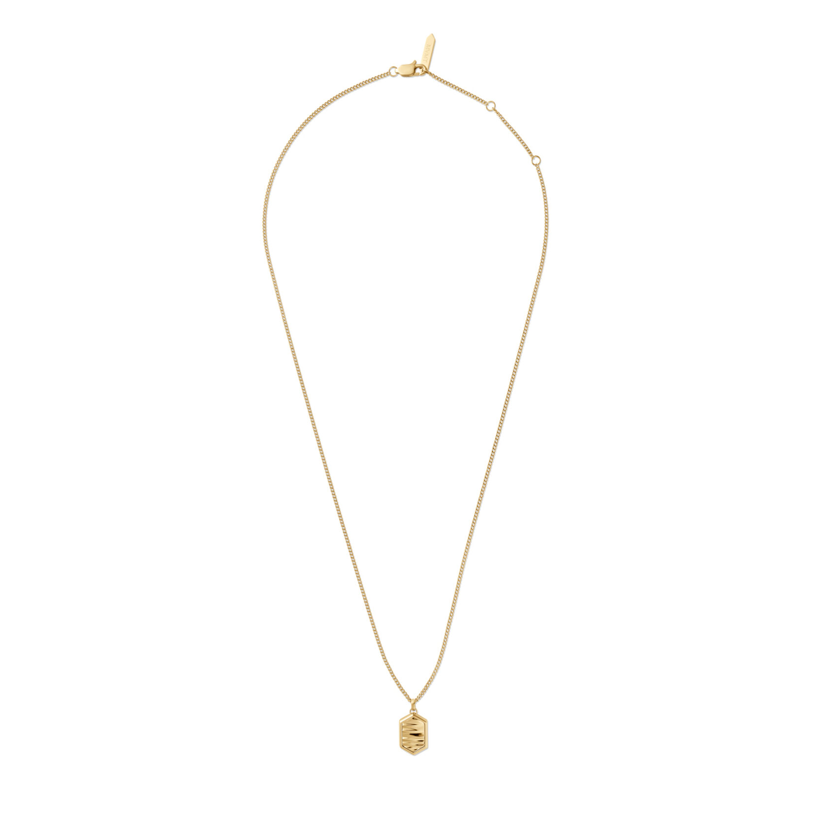 Hex Pendant Necklace