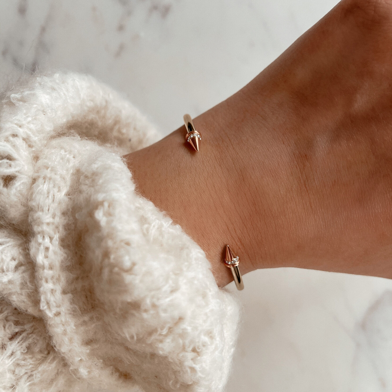 Crystal Stud Cuff